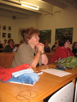 Kristiina Valolahti (FM) puhui väreistä.