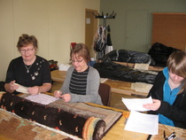 Ryijyjen tietojen tallennusta.